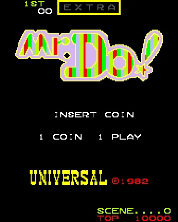 Mr. Do! (Taito) screen shot title